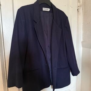 Alfred Dunner Women's Navy Jacket